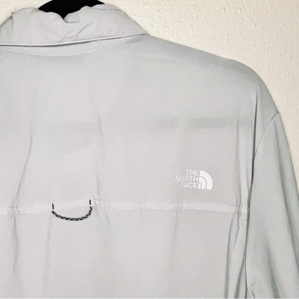 The North Face Men's First Trail UPF Short Sleeve Casual Shirt Tin Grey XL